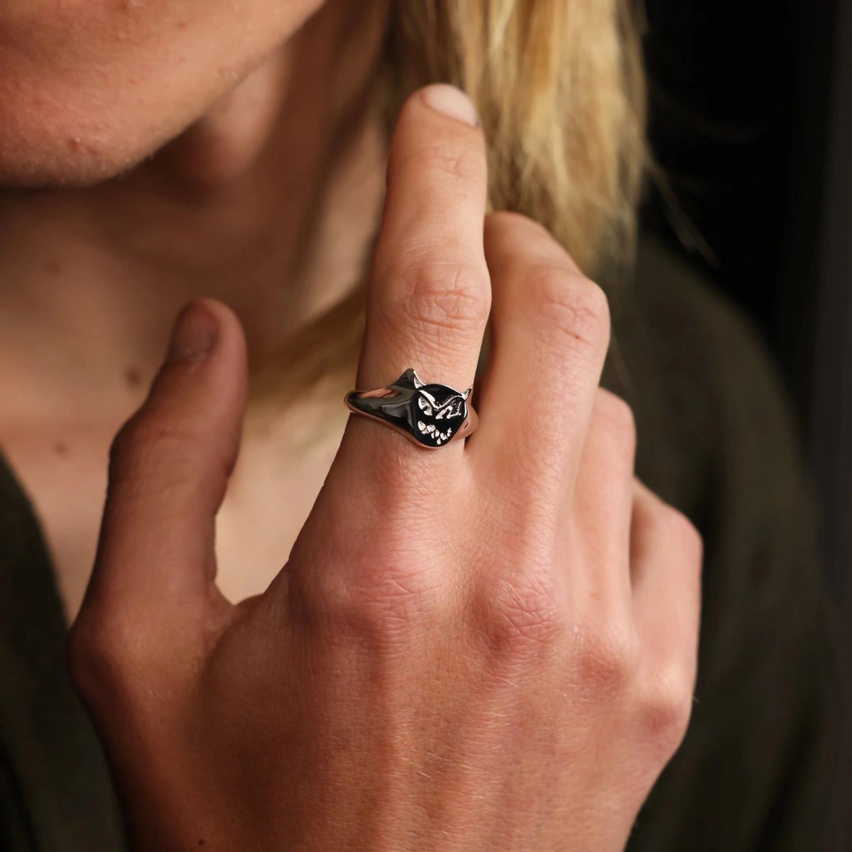 DOODLE DEVIL RING - Hard Jewelry™