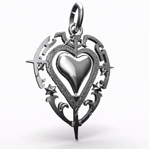 ANTIQUE HEART PENDANT