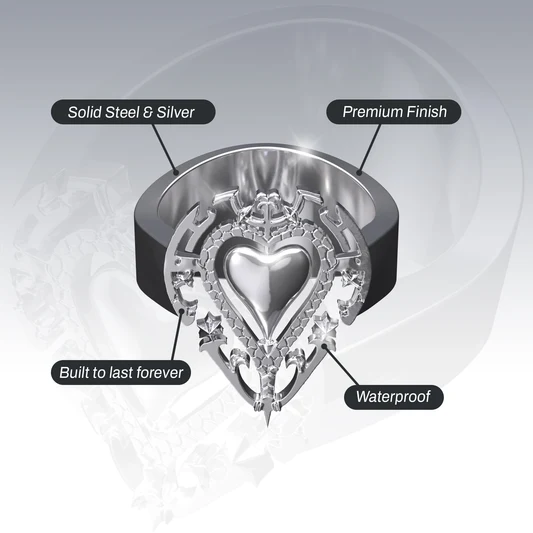 ANTIQUE HEART RING