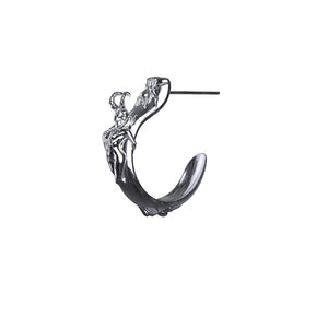 SUCCUBUS OPEN HOOP EARRING - Hard Jewelry™