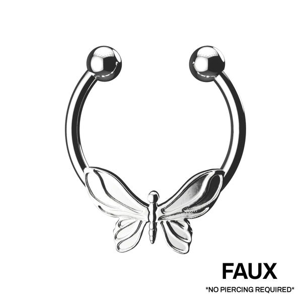 FAUX BUTTERFLY SEPTUM
